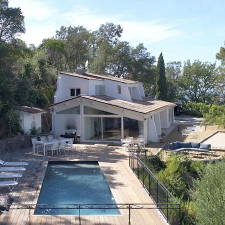 Villa Ormarine, Vue Exceptionnelle Sur La Baie De Cannes Et Le Mercantour Les Adrets-de-l'Esterel Exterior foto