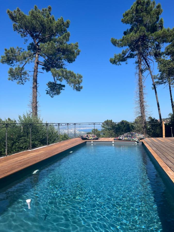 Villa Ormarine, Vue Exceptionnelle Sur La Baie De Cannes Et Le Mercantour Les Adrets-de-l'Esterel Exterior foto