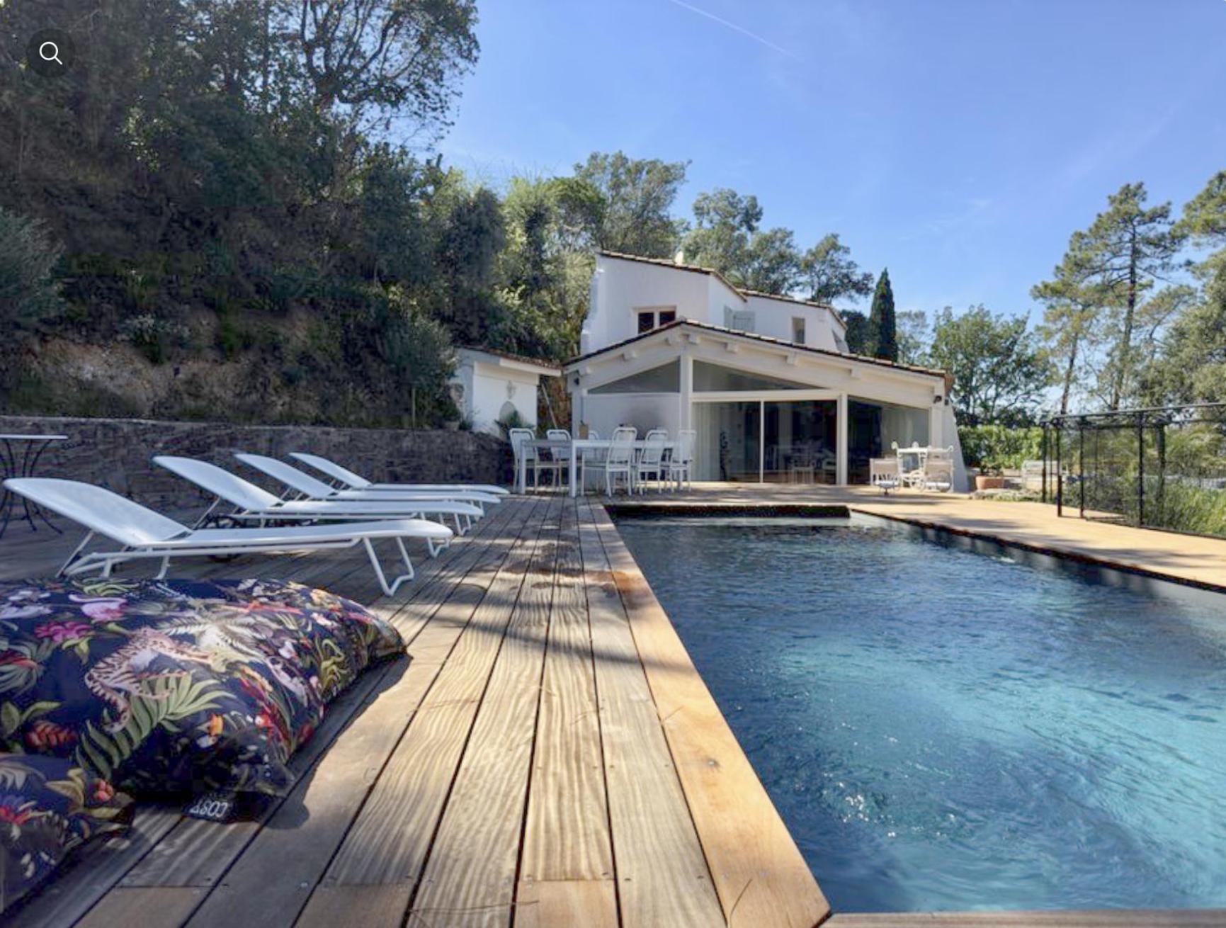 Villa Ormarine, Vue Exceptionnelle Sur La Baie De Cannes Et Le Mercantour Les Adrets-de-l'Esterel Exterior foto