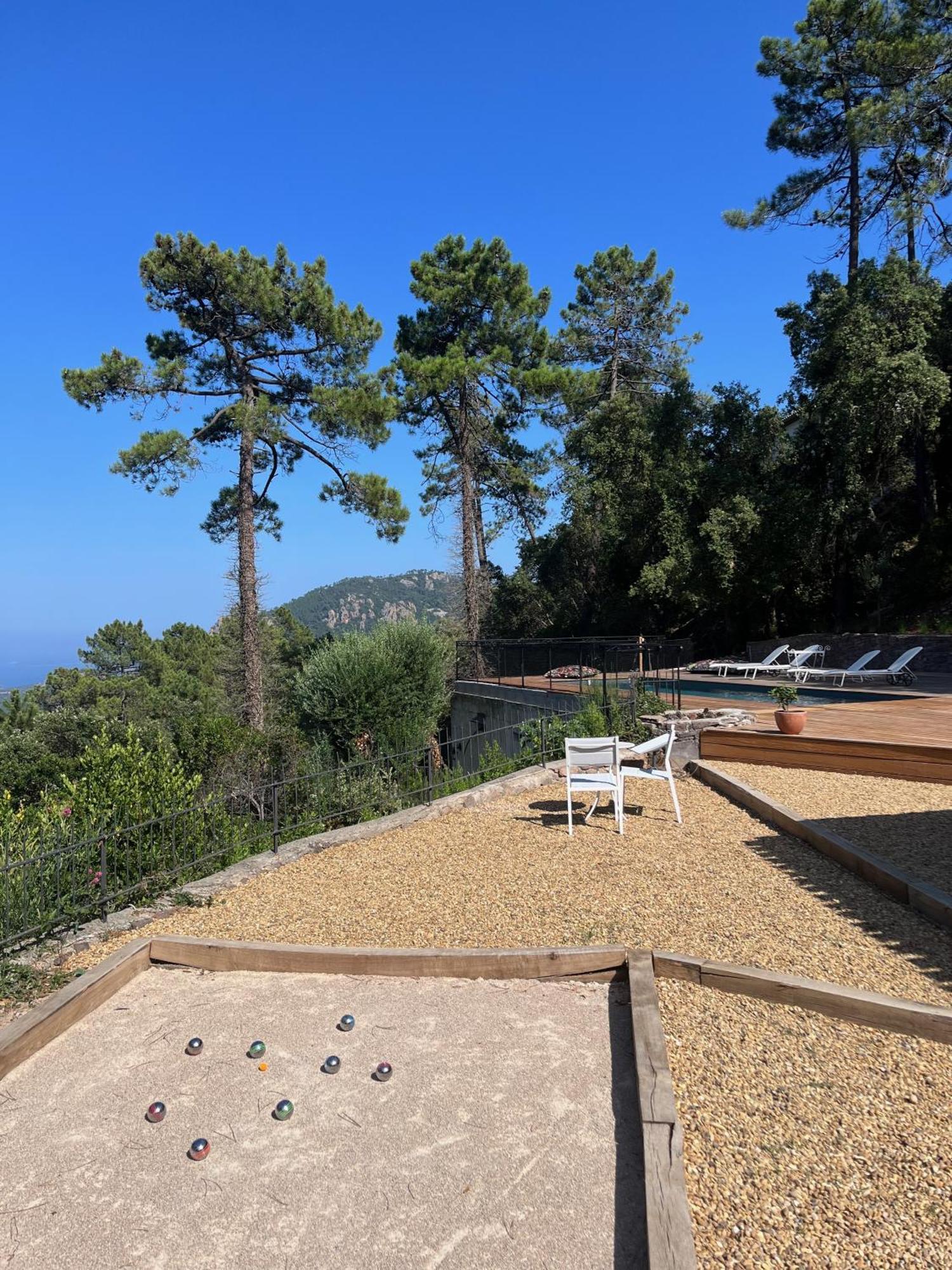 Villa Ormarine, Vue Exceptionnelle Sur La Baie De Cannes Et Le Mercantour Les Adrets-de-l'Esterel Exterior foto